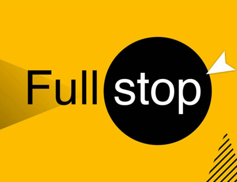 Logo for UCL's Full Stop campaign