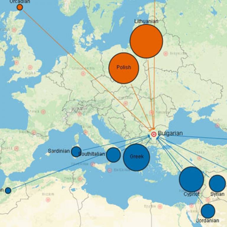 Interactive Map Of Human Genetic History Revealed Ucl News Ucl