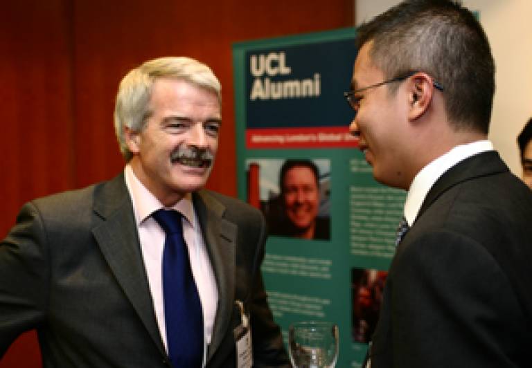 Professor Grant meets with UCL alumni in Hong Kong