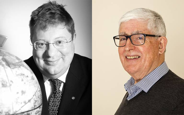 Professor Hugh Griffiths and Professor Roger Lemon
