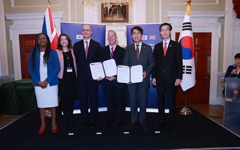 UCL and Hyundai sign agreement to research zero-carbon tech