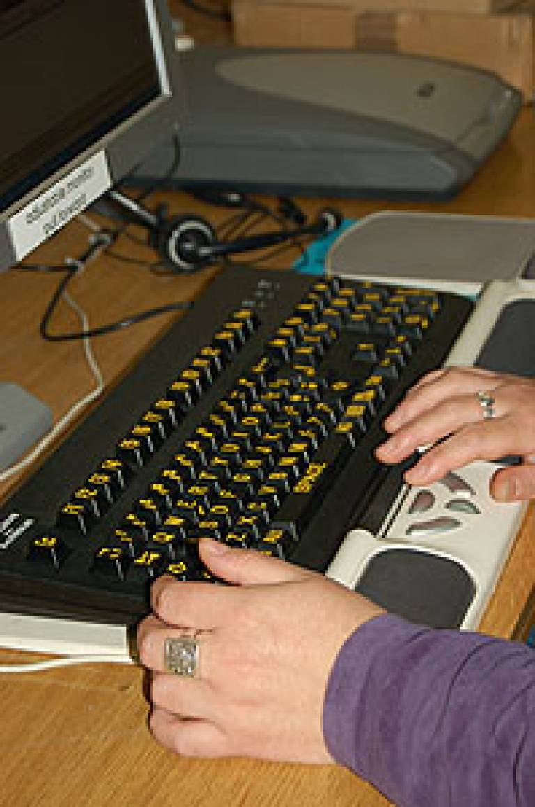 A modified keyboard