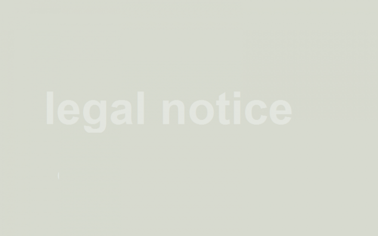 legal notice