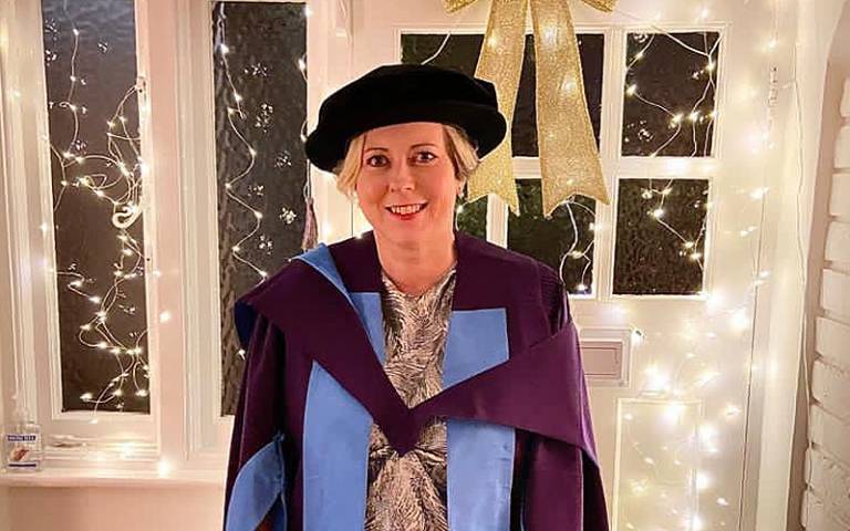 Former Vice-Provost Lori Houlihan receives her honorary Doctorate from UCL
