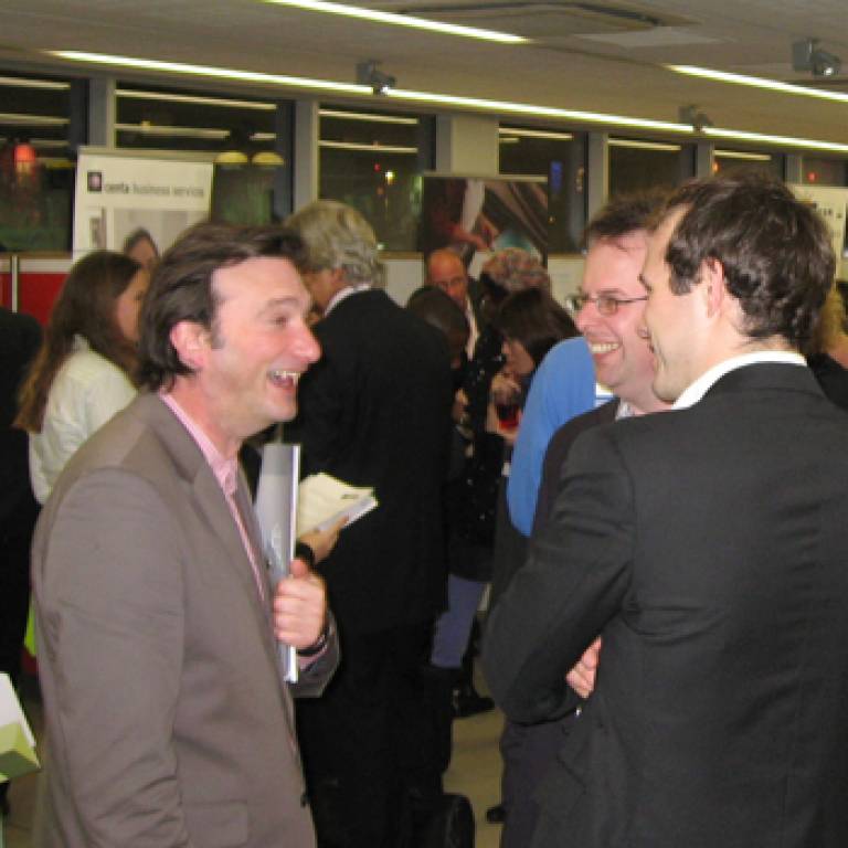 Networking at the event hosted by UCL Advances