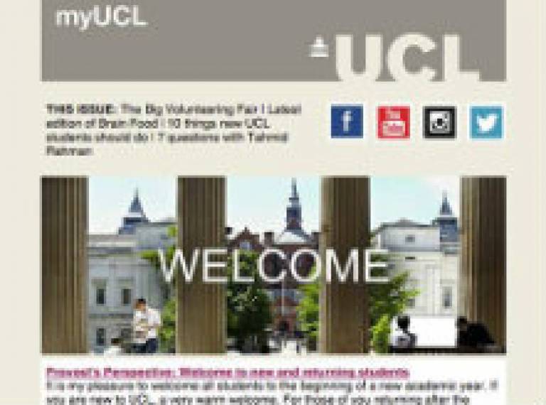 New look myUCL launched thanks to student feedback