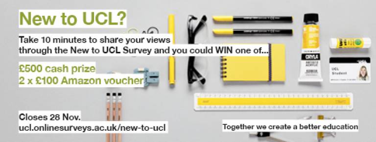 New to UCL survey launches today