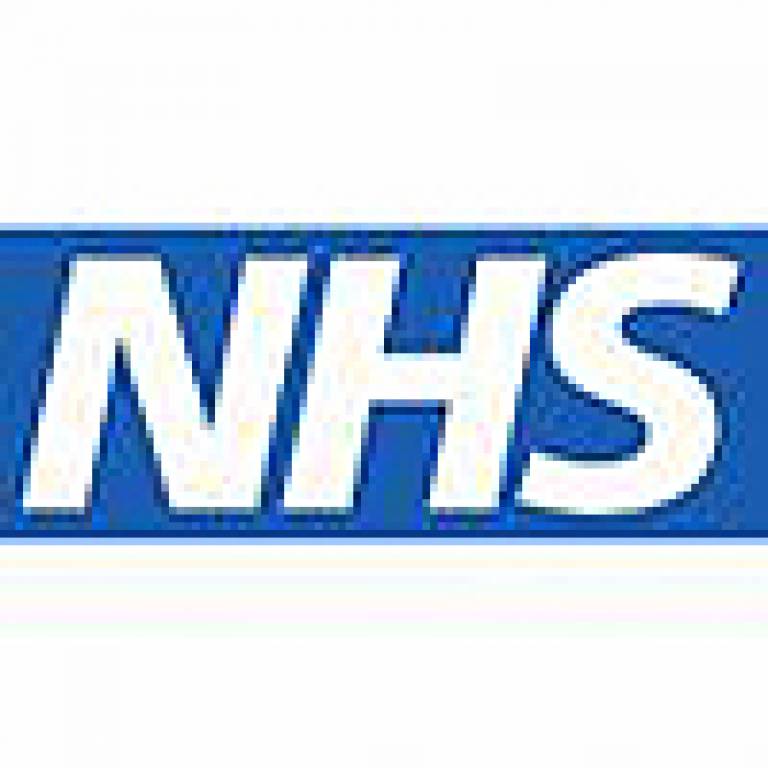 The logo of the National Health Service
