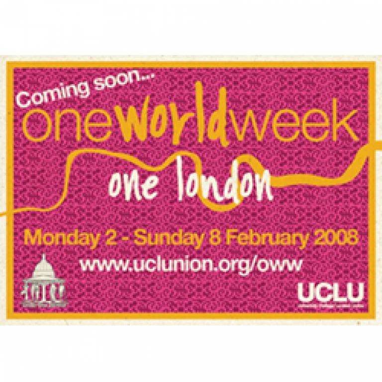 One World Week logo