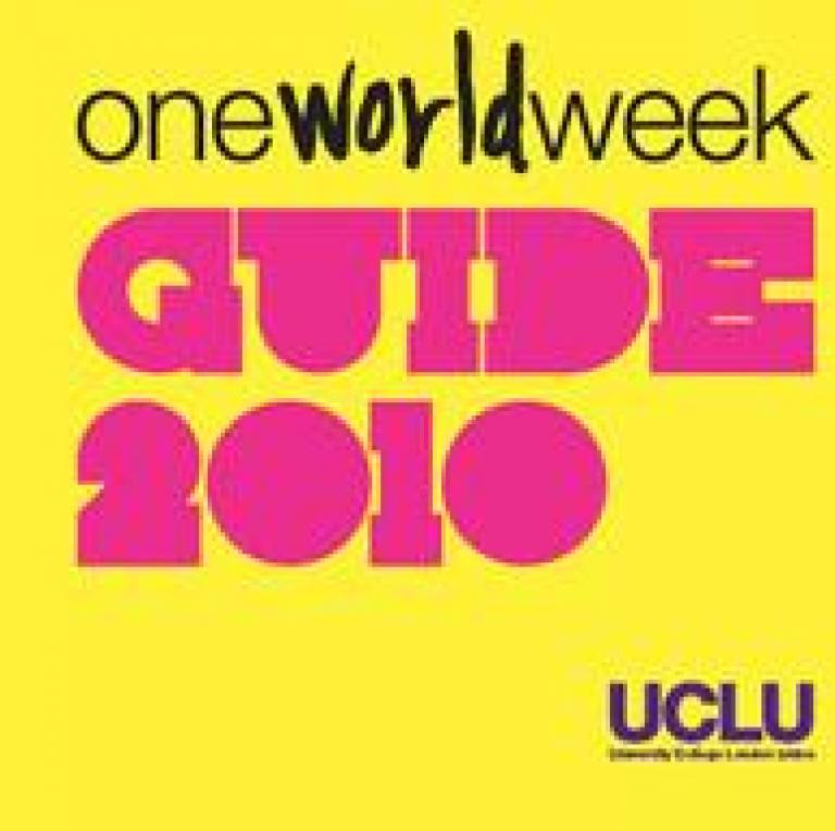 One World Week 2010 logo