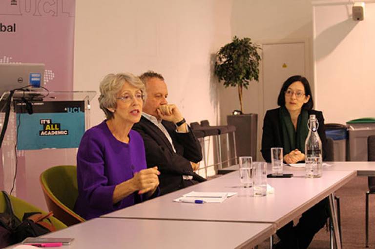 Patricia Hewitt visits UCL’s South Asia Network