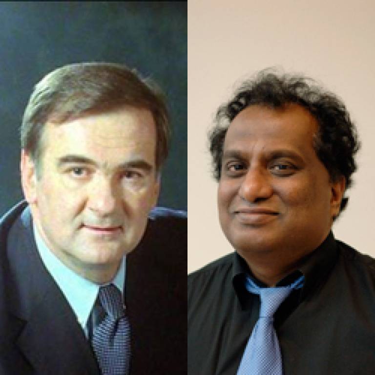 Professor Agostino Pierro and Professor Mohan Edirisinghe