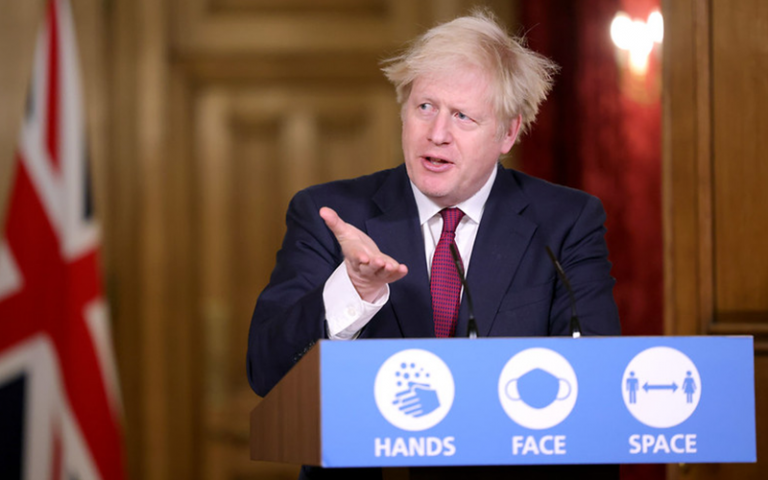 An image of Prime Minister Boris Johnson
