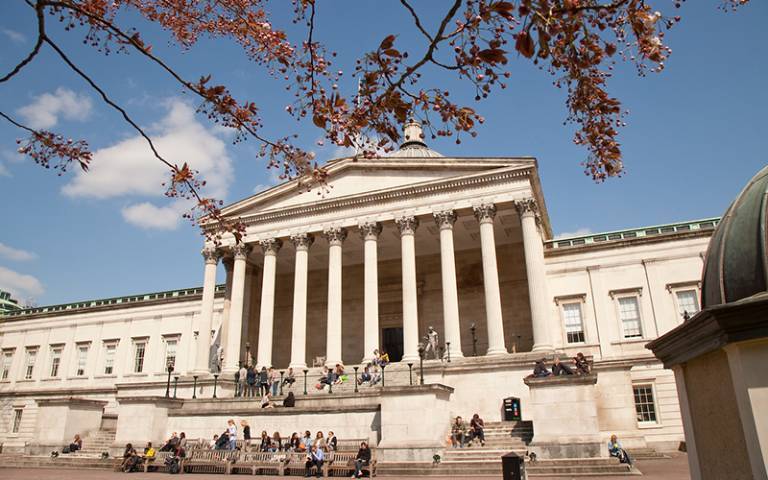 UCL's main Quad and Portico building