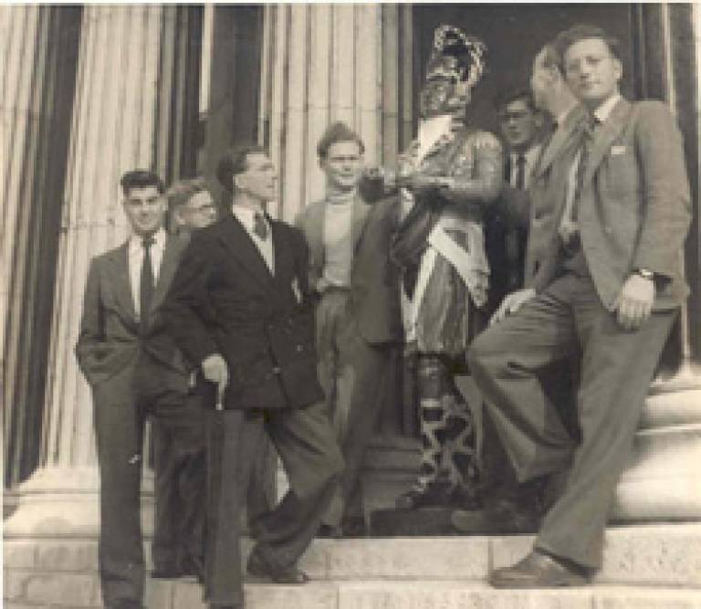 Phineas and committee, with Peter Hooper (Engineering 1955) on the right