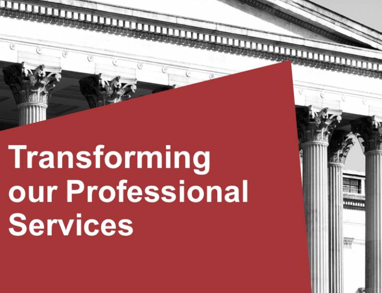 Transforming our Professional Services