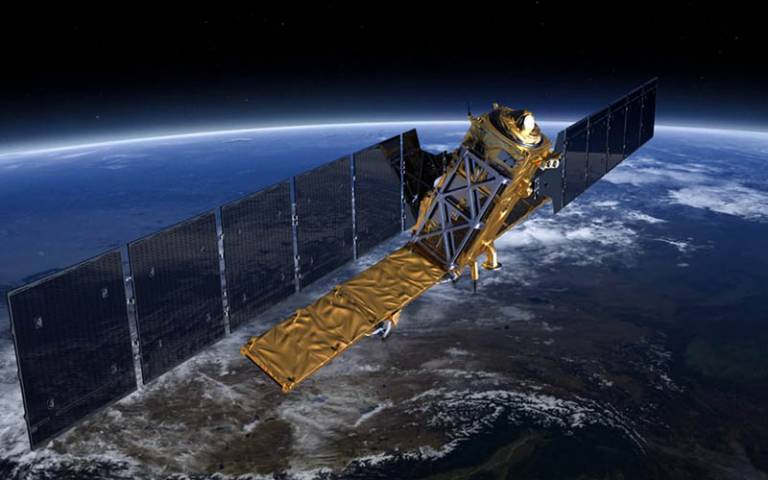 artistic impression of Copernicus Sentinel-1 satellite