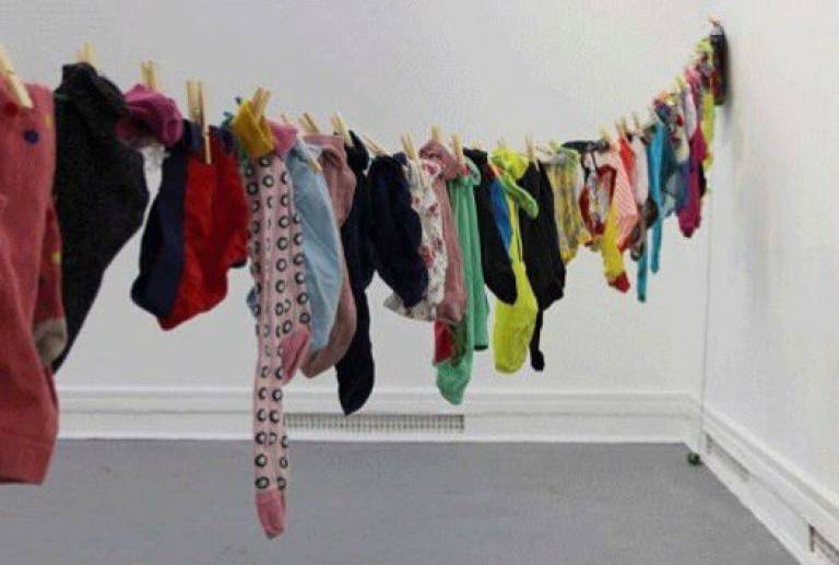 Calling all skivvies, bloomers and other unmentionables: your chance to take part in UCL Slade student’s art show