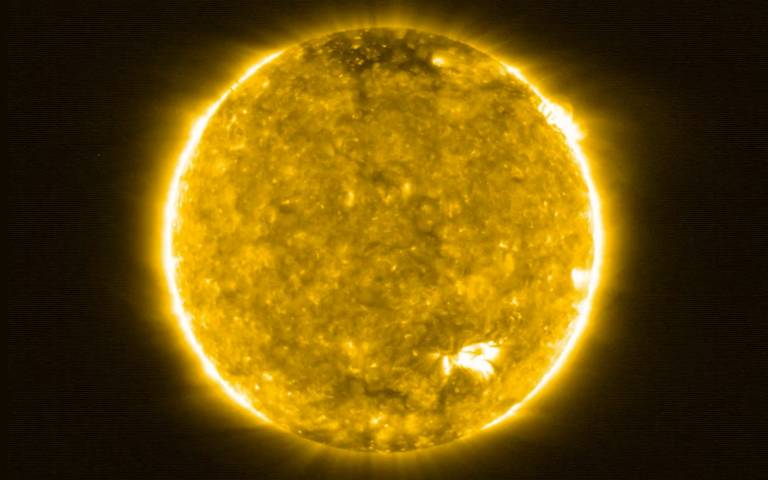 Image of the sun taken by an instrument on board the Solar Orbiter spacecraft