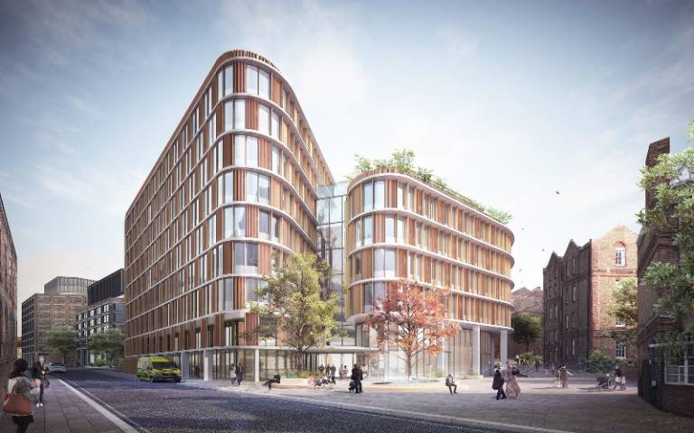 south view of proposed new eye care centre at St Pancras
