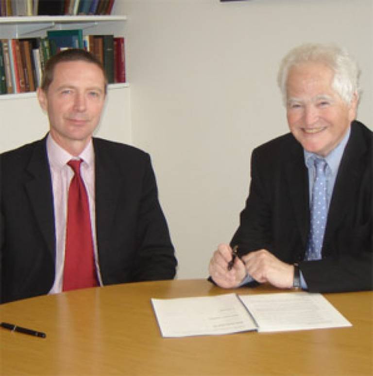 UCL SSEES/BACEE signing