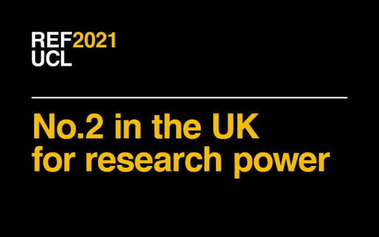 UCL No2 in Research Power REF