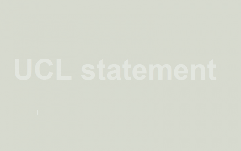 UCL statement