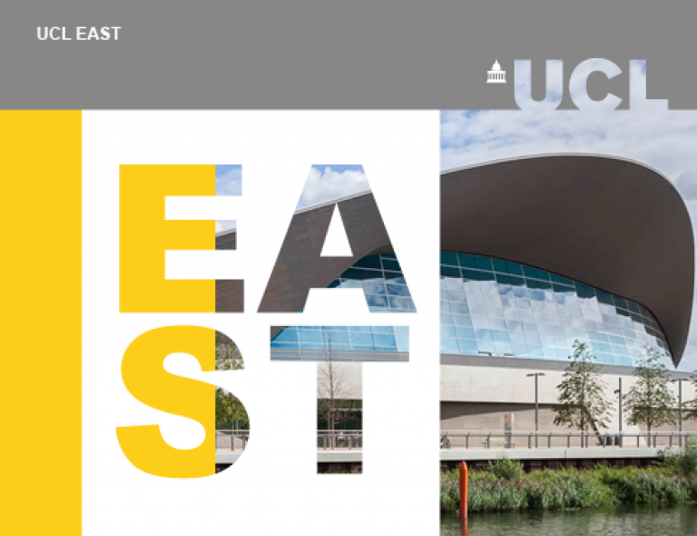 UCL East visual identity
