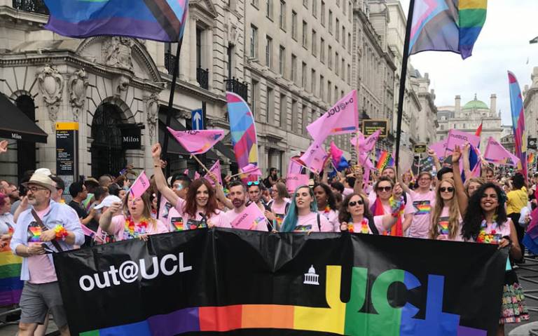 Out@UCL at London Pride, July 2019