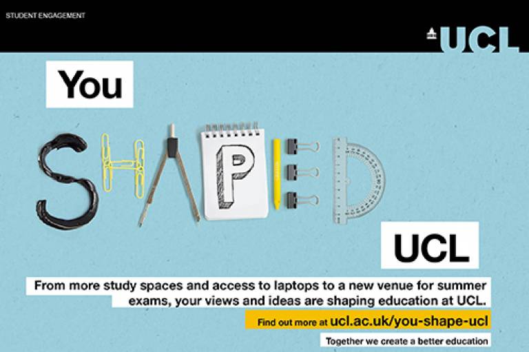 You Shaped UCL: 5 ways your views and ideas are shaping UCL