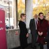 The Duchess of Cambridge arrives at UCL