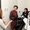 The Princess Royal speaks with Catherine Heffner and Dr Soyon Hong at UCL