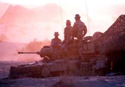 Gulf war troops