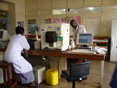 Haematology laboratory, Lusaka