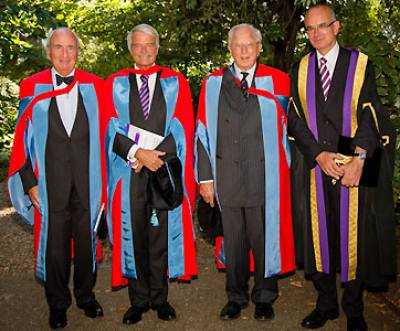 Provost with honorary doctorates