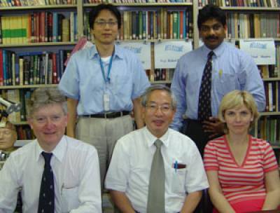 The UCL team with Professor Ung-il Chung of Tokyo Medical School and Professor Shoogo Ueno of Tokyo Graduate school of Medicine