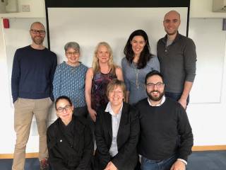 Professor Suellen Walker (front centre) is collaborating with colleagues at University of Toronto to research chronic pain in children