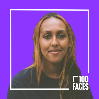 Sara Berkai for 100 faces