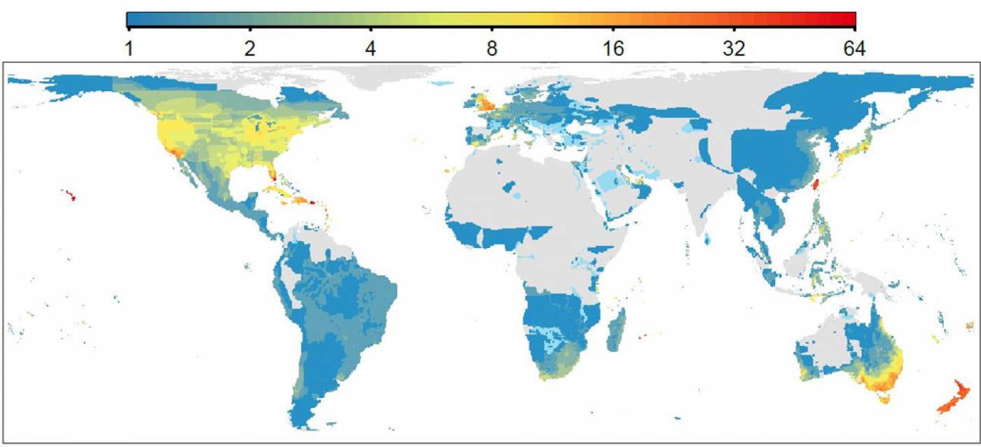 species richness map