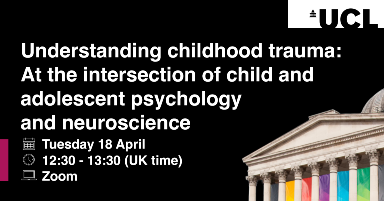 Virtual taster lecture: Understanding childhood trauma