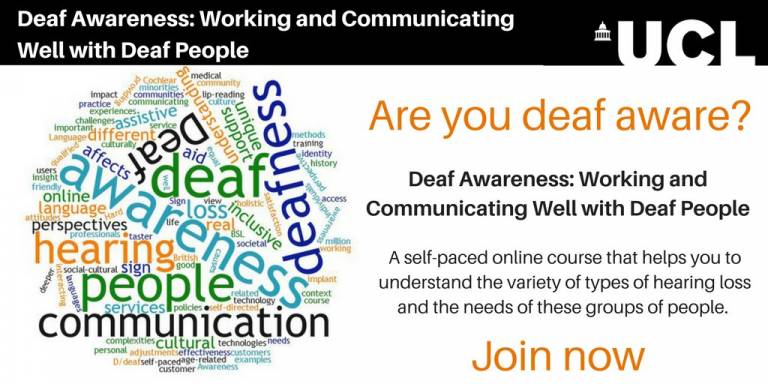 Deaf Awareness: Working and Communicating Well with Deaf People