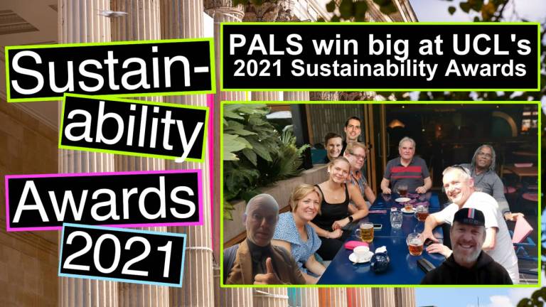 PALS Team at the sustainability awards