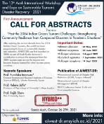 13th Aceh International Workshop - call for abstract flyer