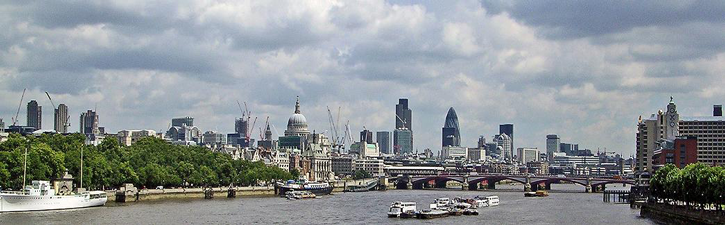 London Panoramic of Financial District