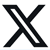 Twitter black and white X logo
