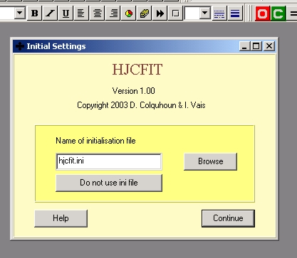 Windows HJC screen