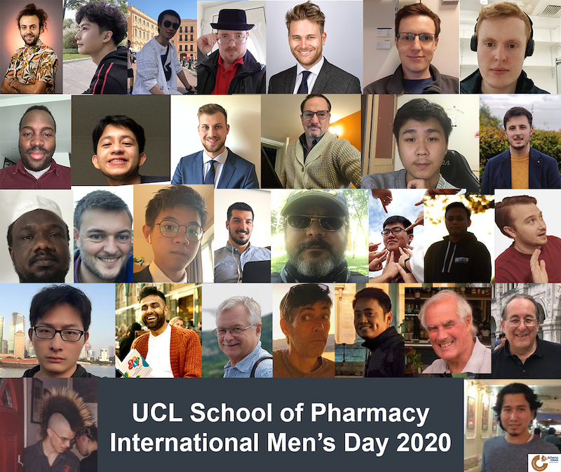 School of Pharmacy staff and students meeting for International Men's Day