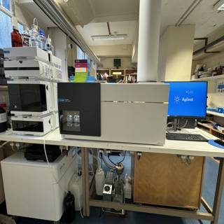 An image showing some of the equipment in the mass spectrometry service. 