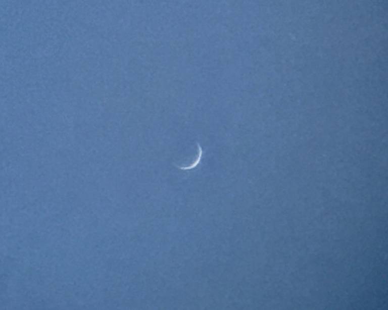 Venus daytime with telescope