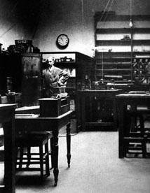 Laboratory at Bangor, during World War II evacuation